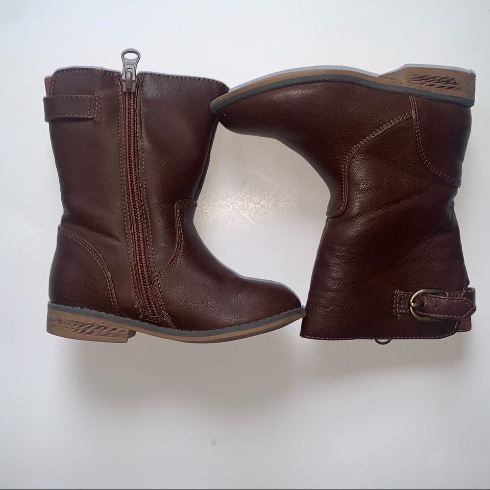 Toddler Brown Boots Size 8